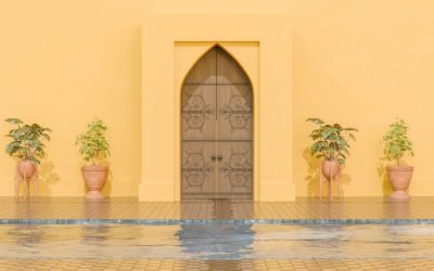 porte-fenêtre cintrée